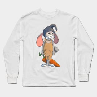 Bunny with Carrot Long Sleeve T-Shirt